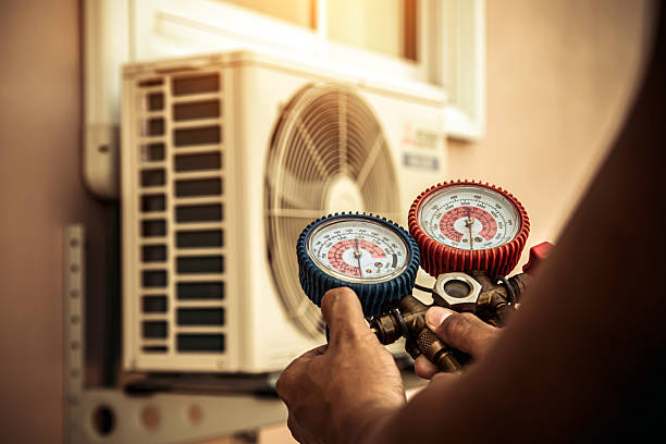 Professional Hvac Installation technician working in Brookside, AL